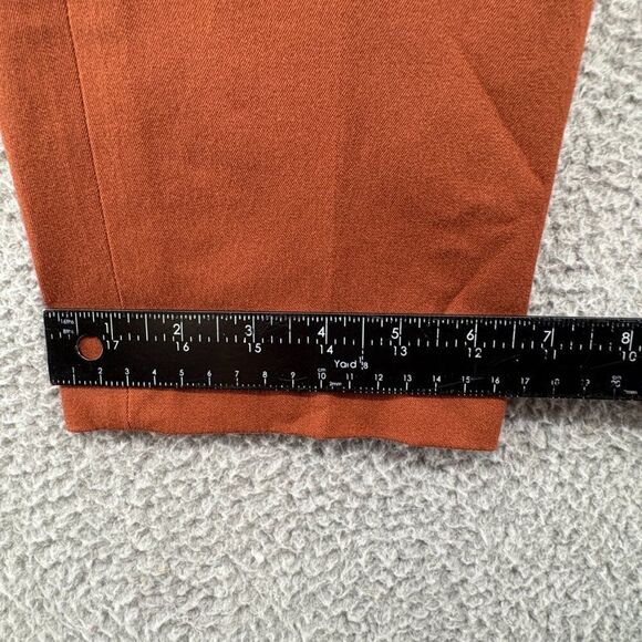 Spanx Womens On The Go Ankle Slim Straight Pants Bronze Glow Size Medium - Picture 10 of 15